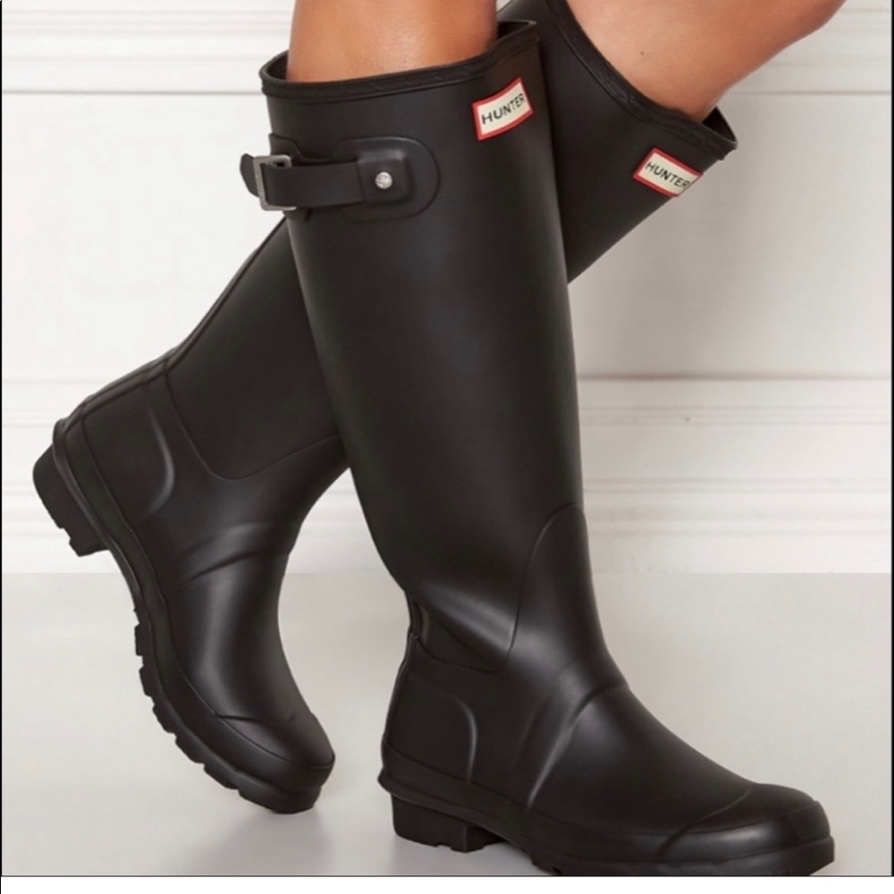 Hunter Boots Black size 9 (EU 39).